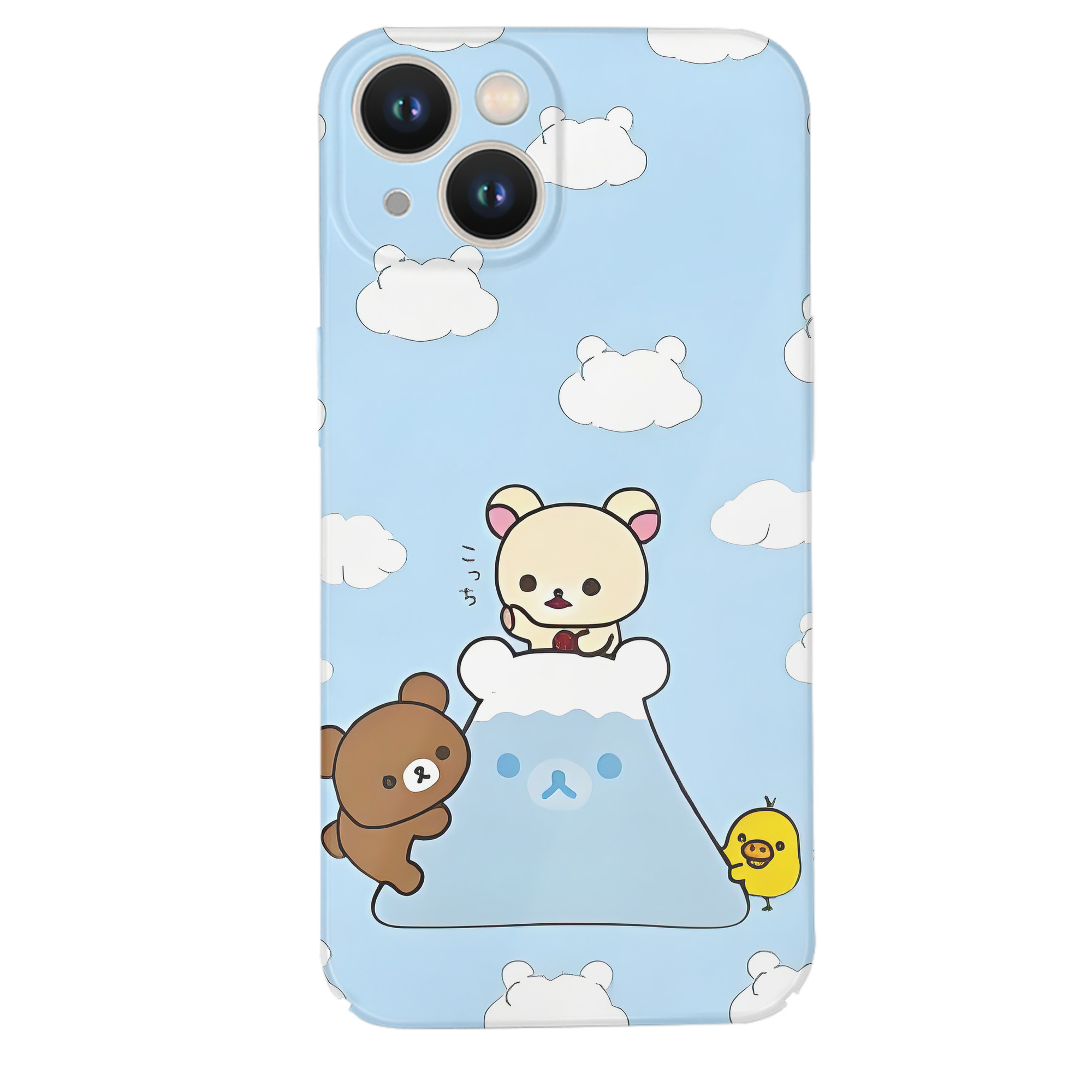 （画像用） リラックマ リラックマ キイロイトリ Rilakkuma Korilakkuma Kiiroitori 【iPhone 14シリーズ対応】ハードケース